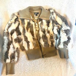 Rabbit Bomber Jacket by Black Rivet